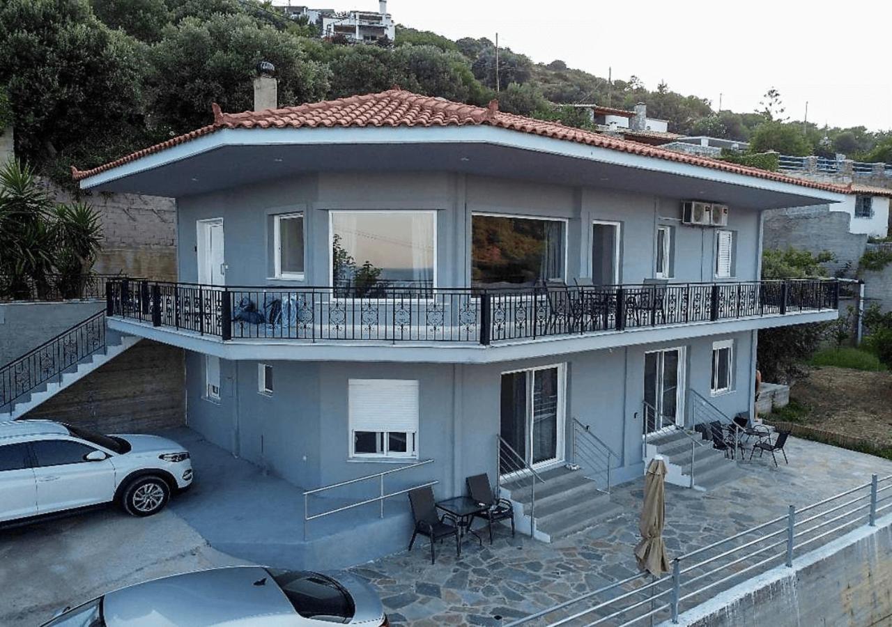 Aegean Beachfront Petriaí 外观 照片