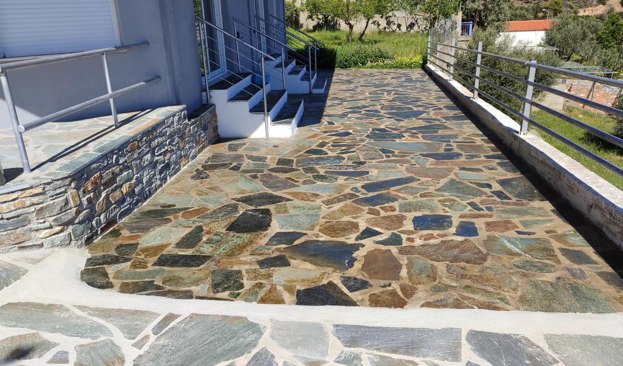 Aegean Beachfront Petriaí 外观 照片