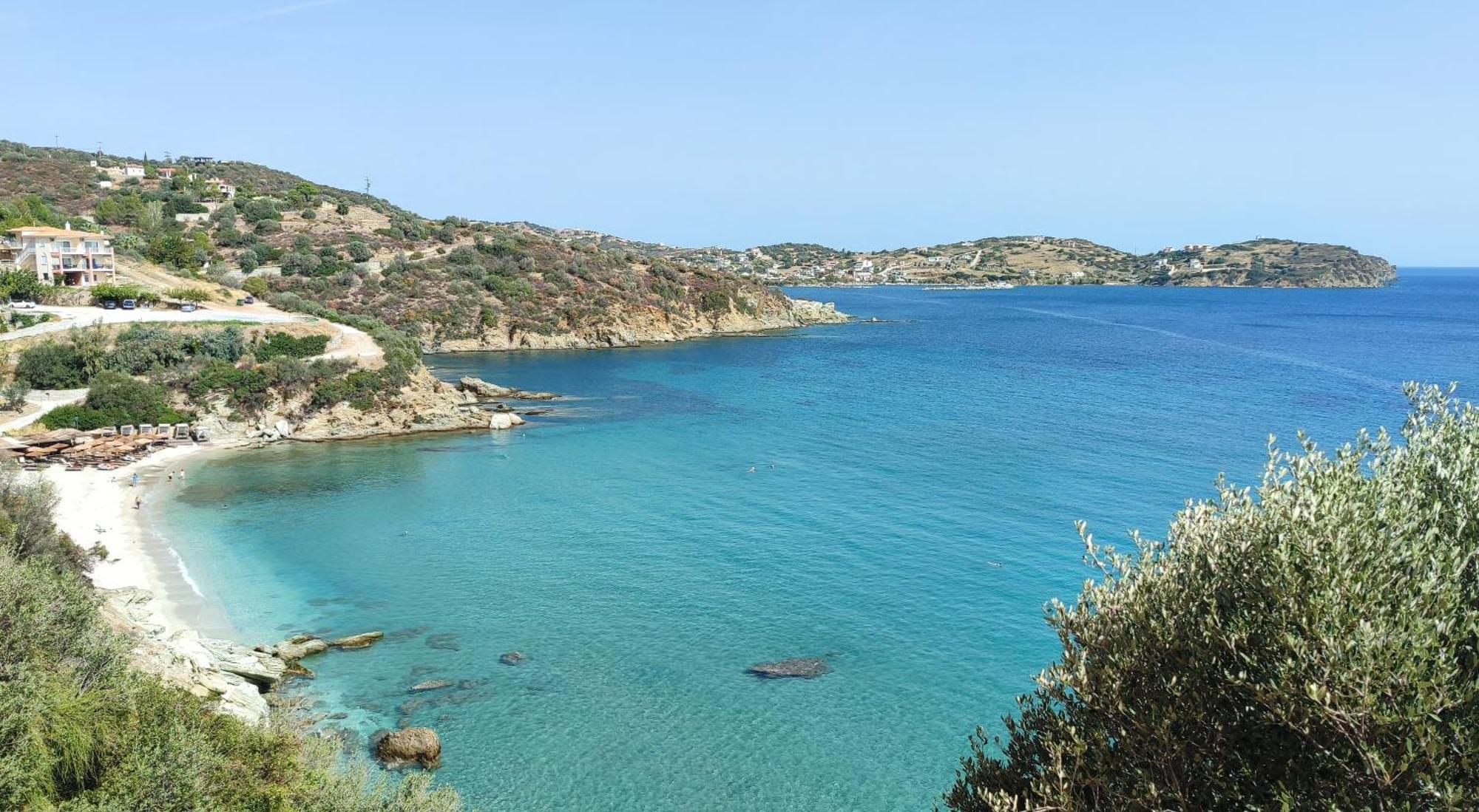 Aegean Beachfront Petriaí 外观 照片